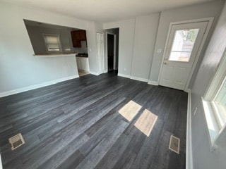 Living room at 509 Beckman St